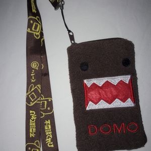 Domo Plush lanyard Wallet/ID holder